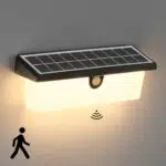 Lightsjoy Lampada da Esterno con Sensore di Movimento e Luci Solari IPX4