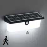 Lightsjoy Lampada Solare da Esterno con Sensore di Movimento IPX4 per Parete