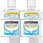Listerine Collutorio Advanced White al Gusto di Menta - Collutorio Sbiancante senza Alcool