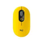 Mouse Wireless Logitech POP con Emoji Personalizzabili - Tecnologia SilentTouch, Design Compatto e Multidispositivo