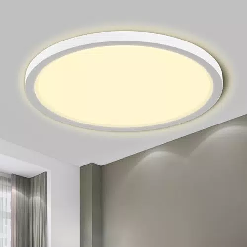 Plafoniera LED LQWELL per Bagno e Soggiorno - 18W 3000K 1600LM IP44