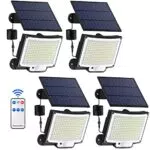 Luce Solare LED Esterno con Sensore di Movimento e Telecomando, IP65