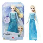 Mattel Disney Frozen Elsa All'alba sorgerò Bambola con look elegante, canta dal film, giocattolo per bambini