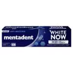 Dentifricio Mentadent White Now Sbiancante con Tecnologia White-Correct e White-Infinity, Azione Anti-macchia - 75ml