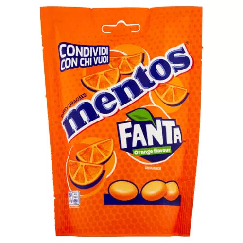 Mentos Caramelle confettate gusto arancia - Offerte imperdibili!