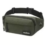 MOCOCITO Marsupio Sportivo Running con Cintura Regolabile e 3 Zip