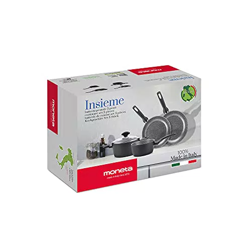 Moneta Batteria Induzione - Set di Pentole e Padelle di Qualità