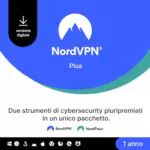 NordVPN Plus: Software VPN e Cybersecurity per PC, Mac e Mobile - Protezione e Gestione Sicura.