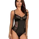 Obsessive Body Femminile Sexy con Pizzo Amallie Teddy - Donna