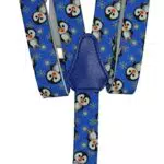 Bretelle per Bambini a Forma di Y con Motivo Pinguini - Elastiche, 2,5 cm.