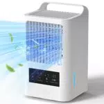 OMISOON Condizionatore Portatile 4-in-1 con 3 Velocità e Funzioni di Nebbia