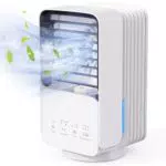 Condizionatore Portatile OMISOON 4 in 1: Raffreddatore d'Aria con Oscillazione, Velocità Regolabili e Modalità Nebbia