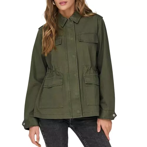 ONLY Onldream Giacca Cargo Lunga da Donna - Modello Noos