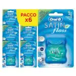 Oral-B Filo Interdentale Satin Floss Menta 25m - Resistente a Strappi