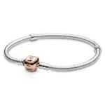Bracciale Pandora con Charm Donna in Argento