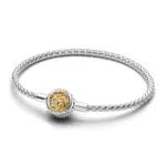 Pandora Catenina in Argento Sterling con Chiusura a Sigillo Trono di Spade e Bracciale Placcato Oro 14k
