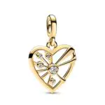 Pandora Medaglione Cuore e Fulmine