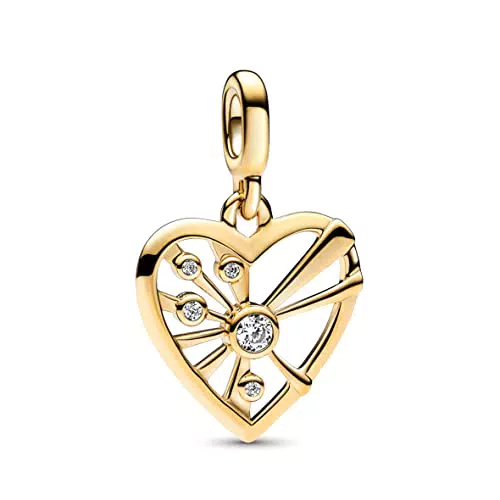 Pandora Medaglione Cuore e Fulmine