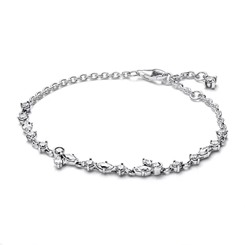 Bracciale Pandora Timeless Herbarium Cluster in Argento Sterling con Zirconi Trasparenti