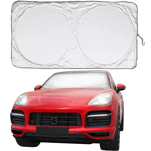 Parasole Auto Riflettente Protezione UV 150x70cm Pieghevole