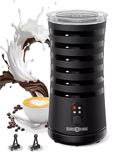 Montalatte Elettrico Paris Rhône 4 in 1: Schiuma di Latte Calda e Fredda