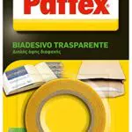 Pattex Biadesivo Trasparente Universale - Adesione Eccellente su Diverse Superfici - 15mmx10m