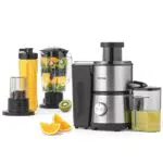 Petra PT4294VDEEU7 Centrifuga Elettrica 4 in 1 con Spremiagrumi e Frullatore