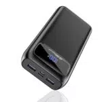 EVARY Power Bank 20000mAh con Ricarica Rapida e Display LED - 4 Porte USB
