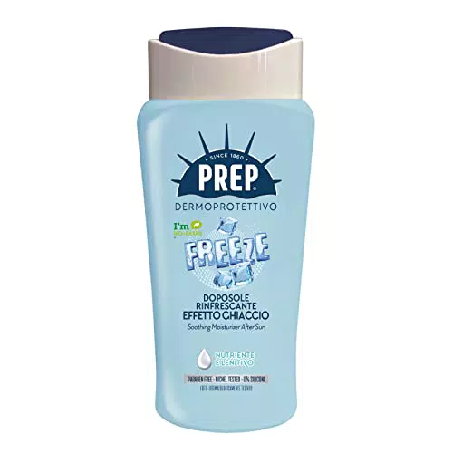 Prep Doposole Rinfrescante Effetto Ghiaccio con Aloe Vera e Mentolo, 200ml