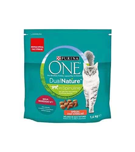 Purina One DualNature Natural Defense - Crocchette di manzo per gatti adulti