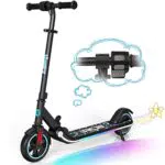 Monopattino Elettrico RCB per Bambini 6-12 Anni - Motore 150W - Velocità Max 16 Km/h - Bluetooth - Luci LED - Pieghevole