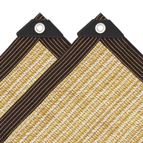 Rete Parasole Rettangolare per Ombreggiatura da Giardino, Resistente ai Raggi UV