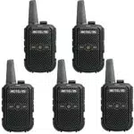 Retevis RT15 Walkie-Talkie Mini Ricetrasmittente Portatile PMR446 VOX CTCSS DCS Canale 16 Professionale Ricaricabile