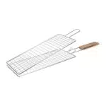 RUECAB 1079 - Griglia Doppia Estensibile per Barbecue in Acciaio Inox