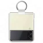 Samsung Clear Cover Custodia con Anello per Galaxy Z Flip3 5G