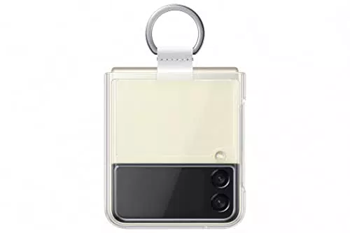 Samsung Clear Cover Custodia con Anello per Galaxy Z Flip3 5G