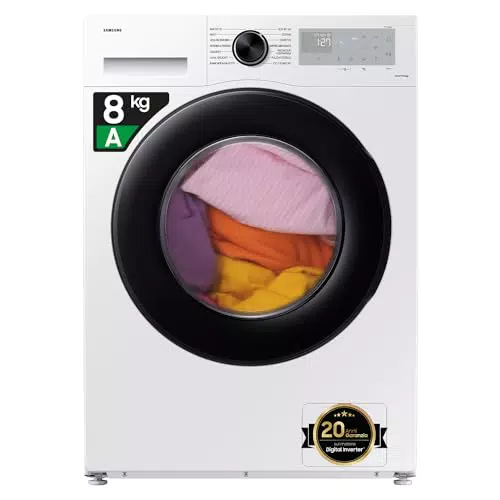 Samsung Lavatrice Crystal Clean WW80CGC04DAHET con Wifi e Tecnologia Ecobubble