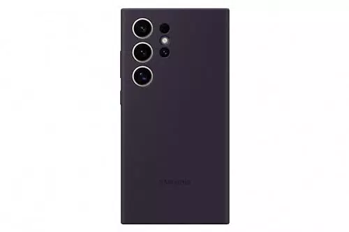 Cover Samsung Galaxy S24 Ultra in Silicone Morbido - Dark Violet
