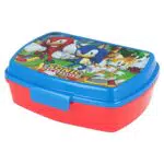 Scatola pranzo per bambini Sega Sonic in plastica senza BPA, lavabile e riutilizzabile