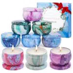 Candele Profumate in Cera di Soia con Coperchio - Ideali per Regali e Relax