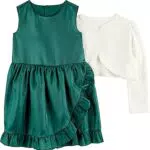 Carter's Vestito e Cardigan per Occasioni Speciali per Bambina