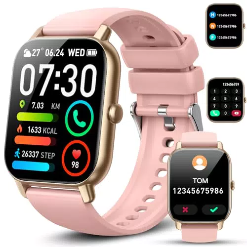 Smartwatch Smartlife Orologio Smartwatch con Risposta Chiamate e Cardiofrequenzimetro