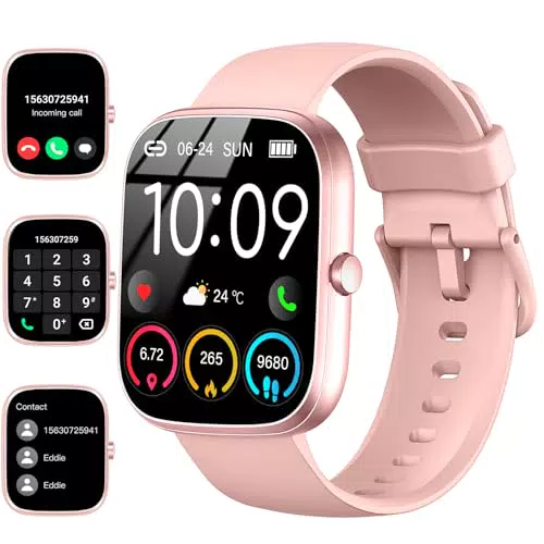 Smartwatch Fitness Tracker con Chiamate, Cardiofrequenzimetro e Contapassi