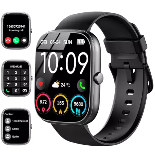 Smartwatch Fitness Tracker con Chiamate, Cardio e Sonno - Compatibile con Android e iOS