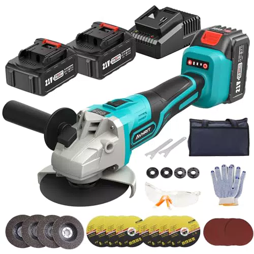 Brand Smerigliatrice Angolare a Batteria 21V 125mm Motore Senza Spazzole 9000 giri/min