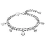 Swarovski Dextera Braccialetto con Zirconia a Taglio Misto e Chiusura a Moschettone