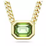 Collana Pendente Swarovski con Cristalli e Zirconia Swarovski a Taglio Ottagonale