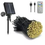 Luci Solari Esterno Tacobey 200 LED Catena Luminosa con Telecomando