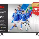 TCL TV QLED 43 4K Ultra HD con Google TV - Dolby Vision & Atmos, Controllo Vocale Hands-Free