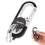 TIESOME Portachiavi per auto in metallo personalizzato con cinturino unisex
